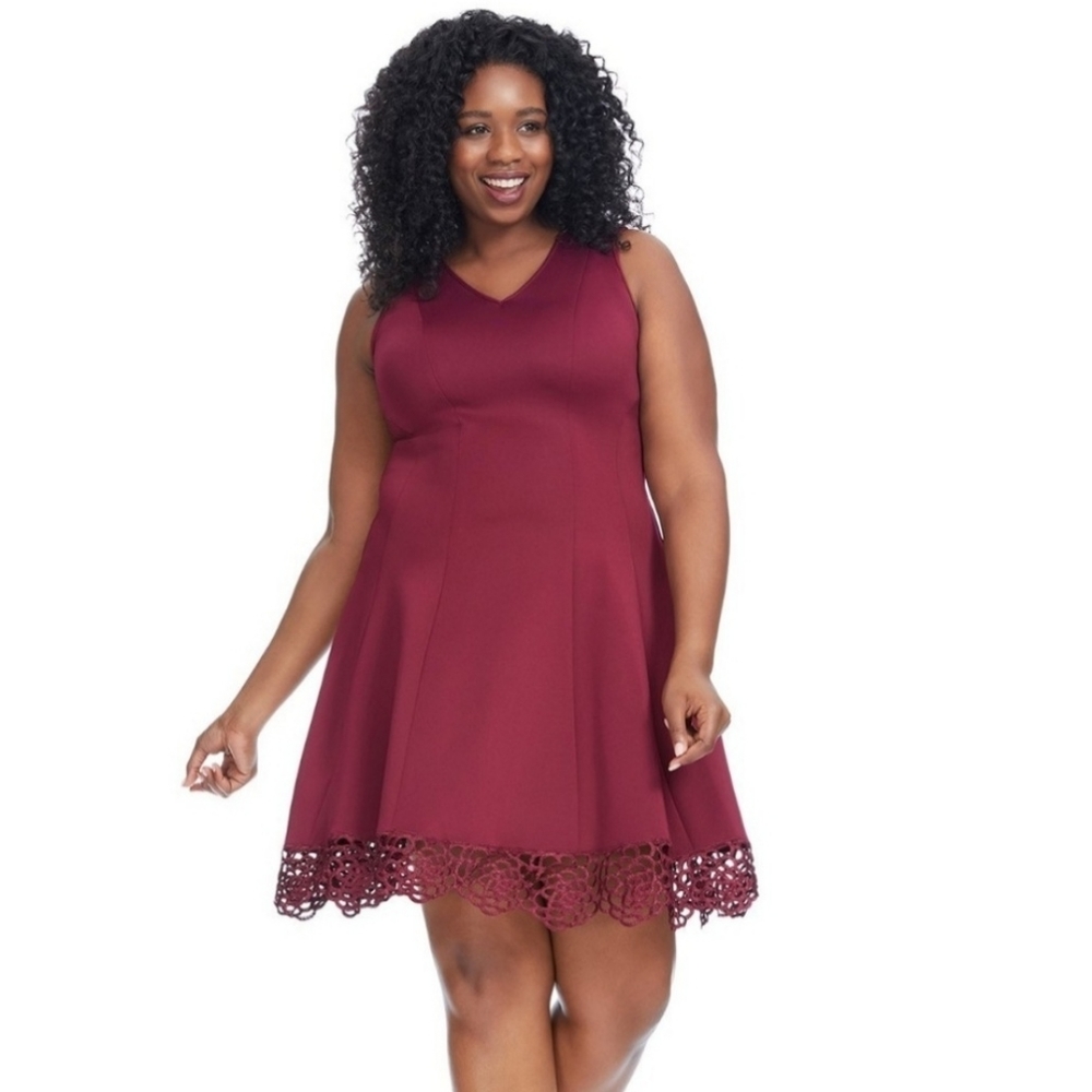 Sleeveless Fit & Flare Dress